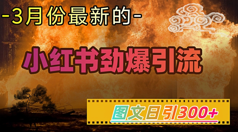 小红书超劲爆引流手段，图文日引300+轻松变现1W-好客网创