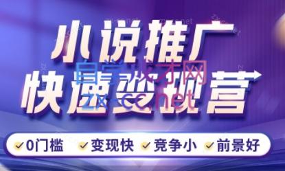 洲洲老师·小说推广快速变现营-好客网创