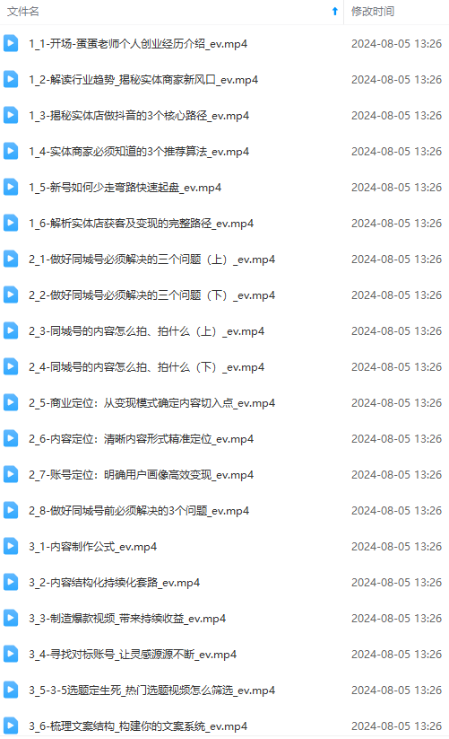 图片[1]-实体店老板获客特训营：认知、定位、文案、矩阵、直播、AI等(72节-好客网创