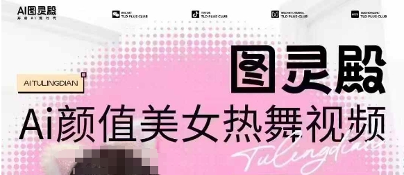 全网首发，原价988图灵殿AI颜值美女热舞视频，云端生图，轻松过原创-好客网创