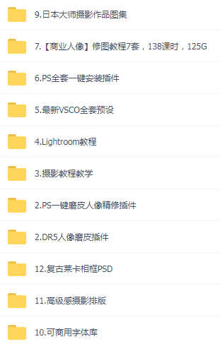 某宝买的杂乱PS LR教程预设摄影-好客网创