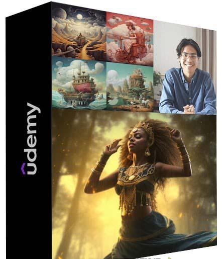 MidjourneyAI绘画艺术生成的大师级写作提示指南教程-8节视频课-中英字幕-好客网创