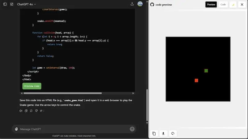 ChatGPT Code Preview｜AI编程预览工具-好客网创