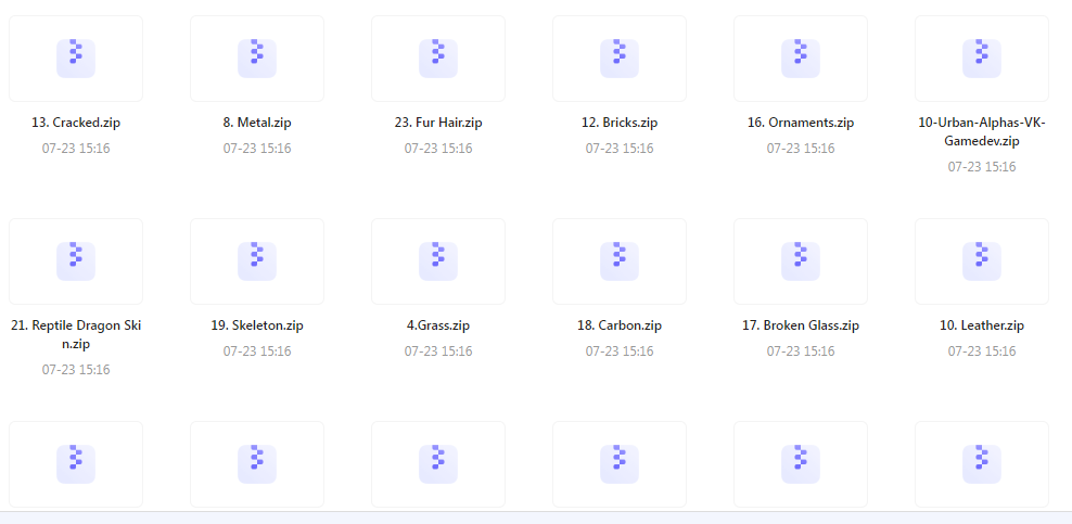 【素材分享】实用教程+素材 Zbrush与Blender表面纹理合集-好客网创