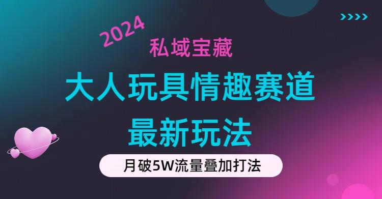 私域宝藏：大人玩具情趣赛道合规新玩法，零投入，私域超高流量成单率高-好客网创