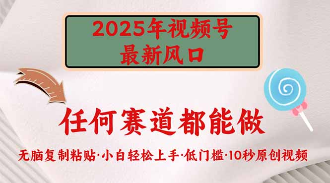 2025年视频号新风口，低门槛只需要无脑执行-好客网创