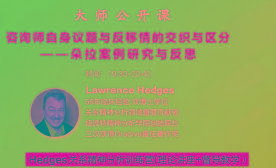 Hedges详解针对4种不同发展精神分析透视法-好客网创